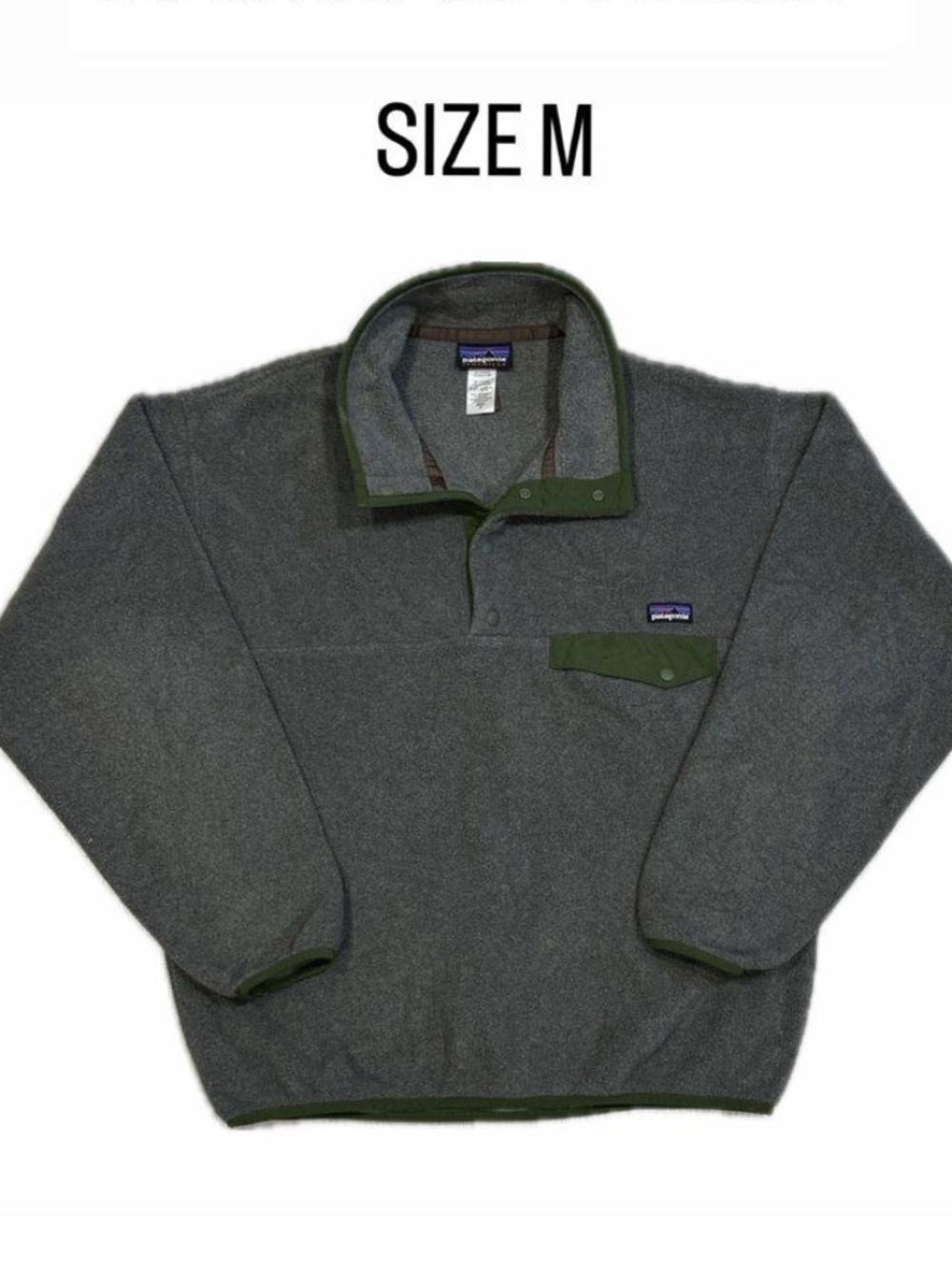 Vintage Patagonia Synchilla Fleece Snap-T Pullover - Men's Medium.